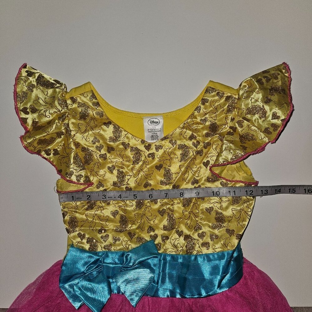 Disney Collection Fancy Nancy Halloween Costume Girls Medium 7-8 Glitter RARE - Picture 7 of 8